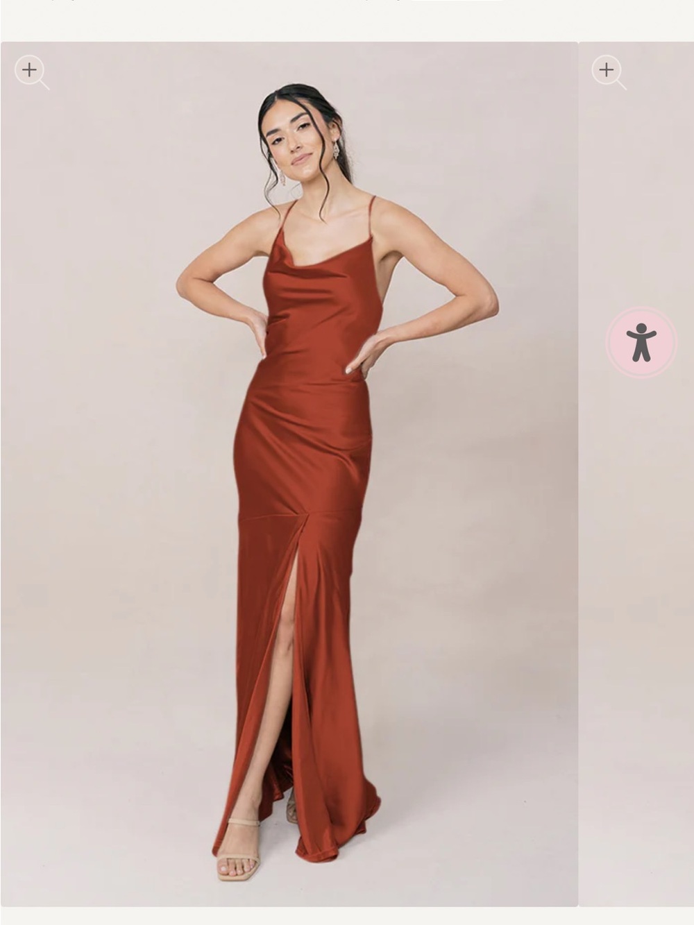 Revelry Satin Gown